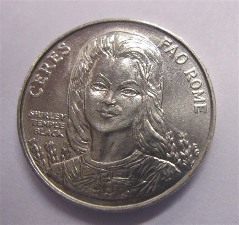 SHIRLEY TEMPLE BLACK-- CERES FAO ROME Token Coin | #1798644719
