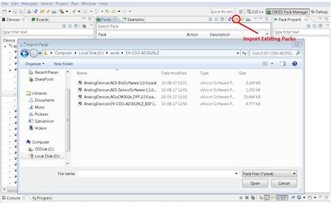 Cross Core Embedded Studio Quickstart User Guide for EV-COG-AD3029WZ ...
