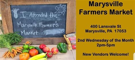 Marysville Farmers Market, 400 Lansvale St, Marysville, PA 17053-1217 ...