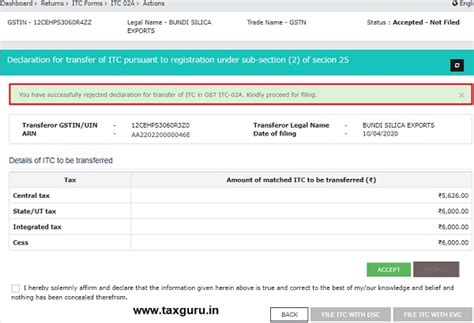 All about filing of Form GST ITC-02A with FAQs