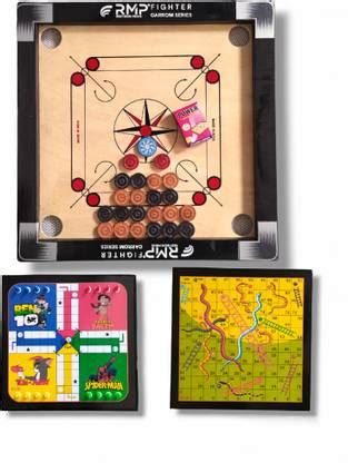 RAS Sports Carrom Board small size , for kids, wooden ludo, snake ...