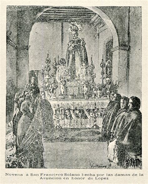 Novena a San Francisco Solano hecha por las damas de la Asunción en ...