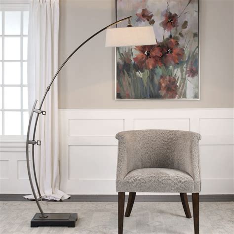 Bronze Arc Floor Lamp