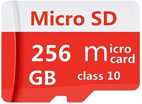 256GB Micro SD Card Class 10 High Speed Memory Card for Phone, Tablet ...