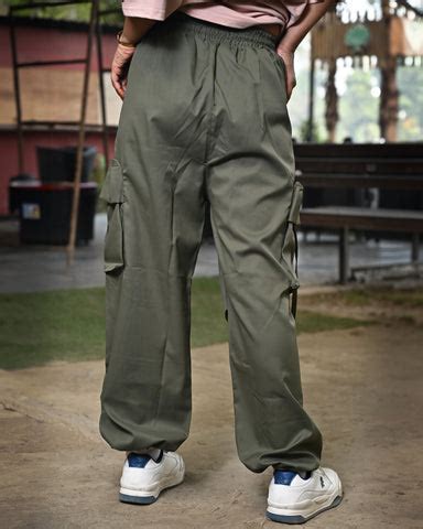 Solid Olive Flappy Wide Legged Cargo – Dank Attire