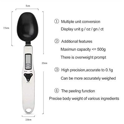 Buy Wrnkl Fre Measuring Spoon Food Scale, Kitchen Digital Multi ...