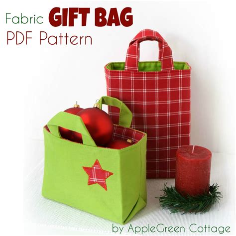 Image result for Cloth Gift Bag Patterns