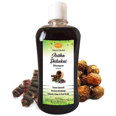 Buy Aritha Shikakai Shampoo 500ml for Hair Fall Control & Hair Growth ...