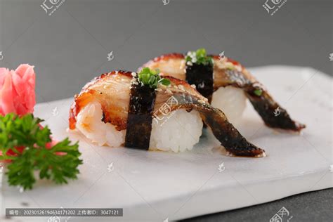 芝士鳗鱼寿司,日韩料理,食品餐饮,摄影,汇图网www.huitu.com