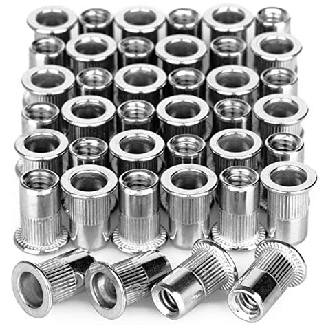 Rivet Nut Zinc Plated (M5) Flat Head Metric Threaded Rivetnut, Insert ...