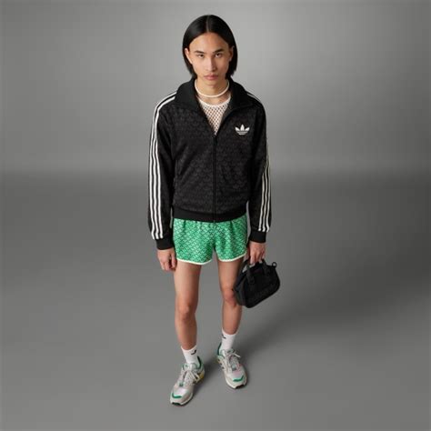 adidas Adicolor 70s Monogram Track Top - Black | Free Shipping with adiClub