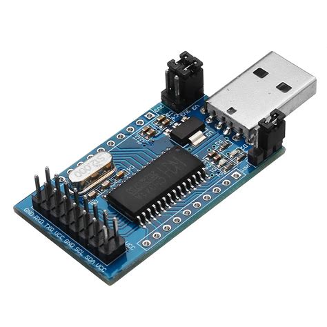 CH341A USB naar UART IIC SPI TTL ISP EPP/MEM Parallelle poort converter ...