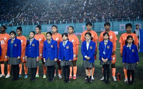 India and Nepal women’s teams play exhibition match in Gangtok