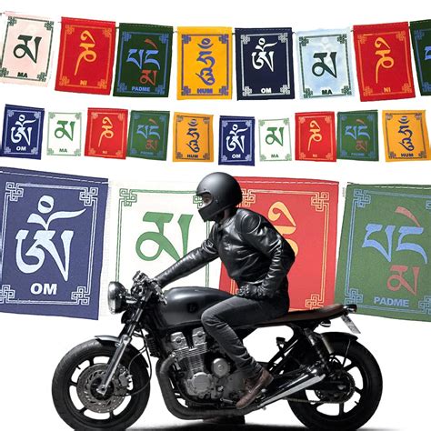 Set of 3 Ladakh Prayer Flag Bike (Pack of 3) | Monastery made Prayer ...
