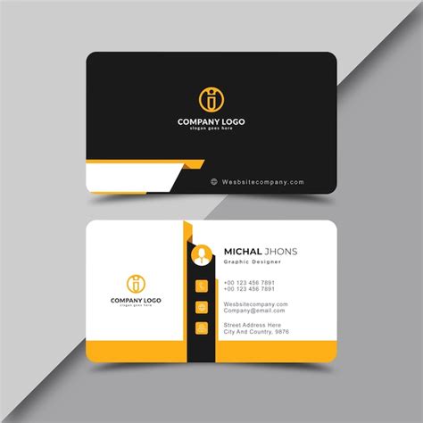 Simple Name Card Design 的图像结果