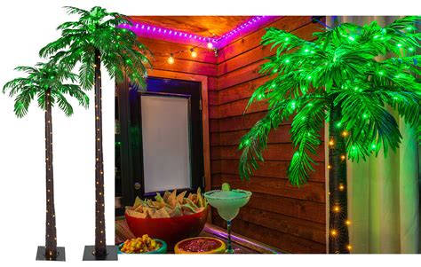 LED Lighted Palm Trees 的图像结果
