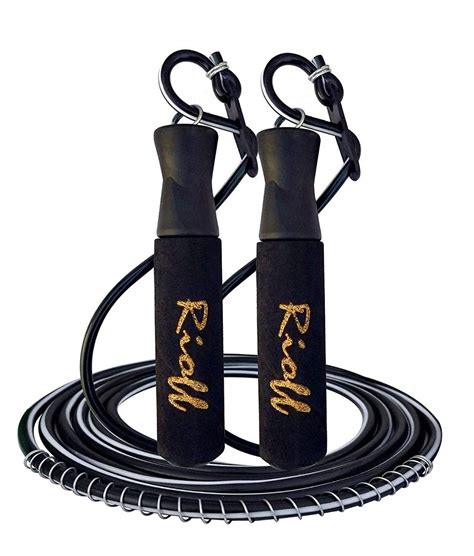 Buy Rioff ® adjustable skipping rope with PVC wire and durable plastic ...