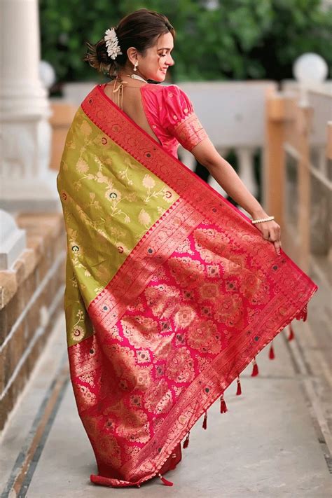 Traditional Indian Wedding Banarasi Saree