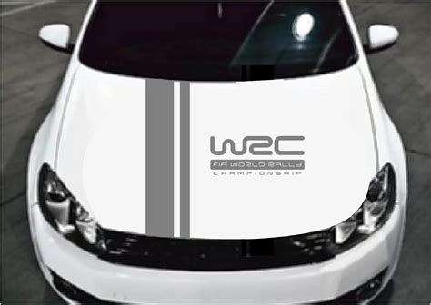 ISEE 360® Wrc Stripe Racing Sports Sticker Graphic Hood Cover Vinyl ...