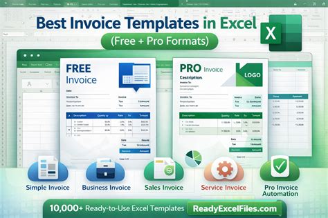 Best Invoice Templates in Excel Free, Pro Formats for Businesses.