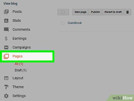 Image result for Blogger to Add Pages