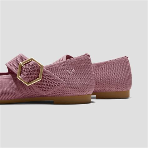 Pointed-toe Mary-Jane Flats (Maria), MAUVE, EU43 | VIVAIA