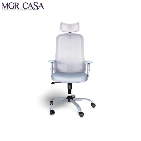 MGR ZOOM GREY HIGH BACK MESH OFFICE CHAIR – MGRCASA