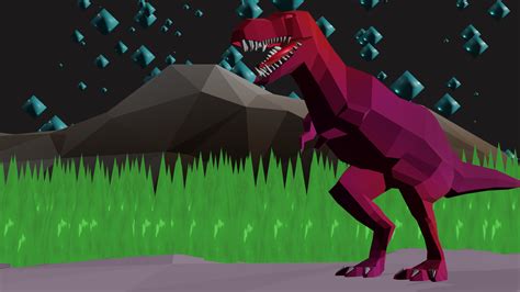 Low poly Dinosaur - Show - GameDev.tv