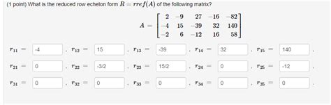 Image result for Rref in MATLAB