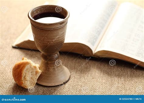 Holy communion stock photo. Image of wine, communion - 32524780