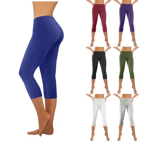 Clearance Under $5 Clothing,AXXD Solid Span High Waist Legging Yoga ...