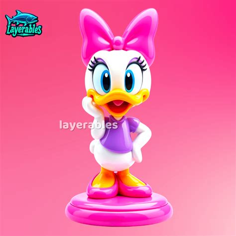 Daisy Duck 3D Printer Model - STL File - Cute Disney Collectible - 3D ...