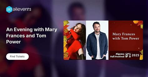 An Evening with Mary Frances and Tom Power, The Pavilion at The Water ...