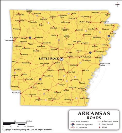 Arkansas Highway Map With Mile Markers at Percy Cunningham blog