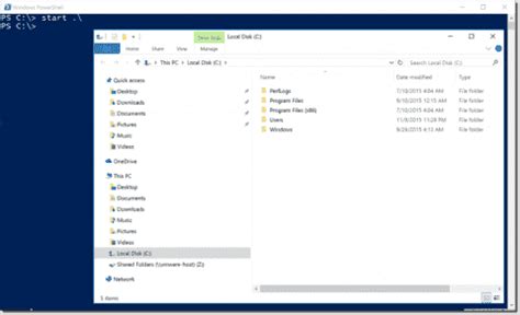 Image result for PowerShell File Explorer Mode