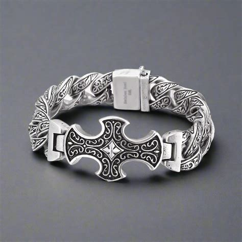 Buy Now Premium Steel Bracelets - CRUCIFIX - 18mm Pure Titanium Steel ...