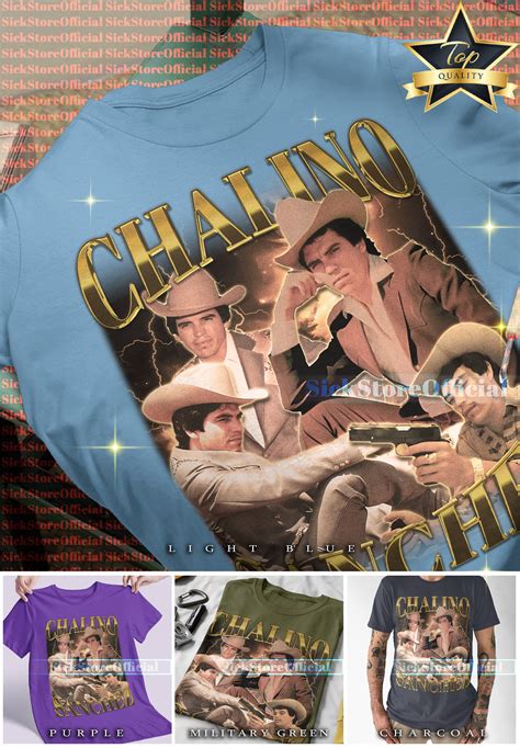 CHALINO SANCHEZ Shirt Chalino Sanchez Mexican Shirt Corridos - Etsy