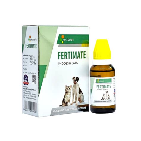 Fertimate Drops – Homeopathic Remedy for Pet Infertility – Goel Vet Pharma