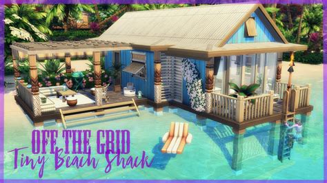 sims 4 tiny beach house