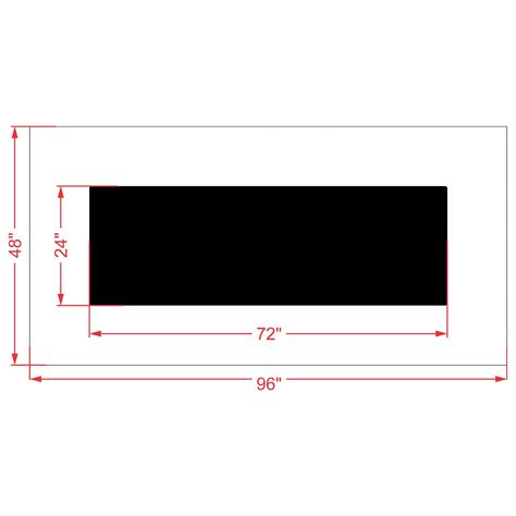 24"x6' Line Stencil - 1-800-Stencil
