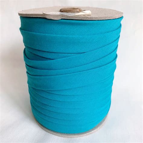 Extra Wide Double Fold Bias Tape 13mm (1/2") - Turquoise – Riverside ...