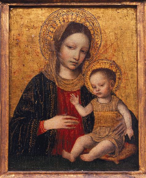 Madonna and Child, by Ambrogio Borgognone, c. 1490s. Georgia Museum of Art, Athens, Georgia ...
