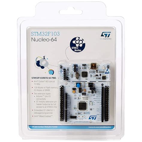 Buy STM32 Nucleo-64 development board with STM32F103RB MCU, supports ...