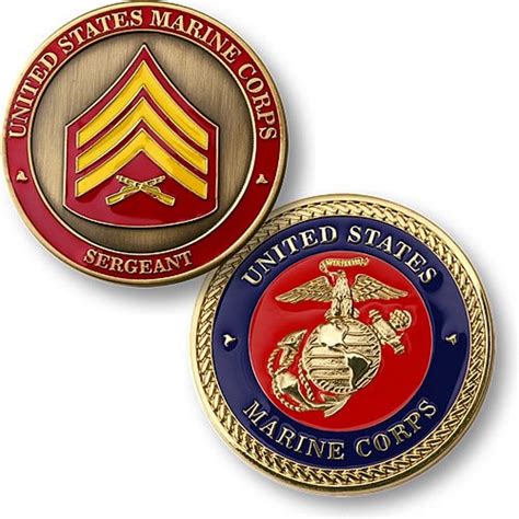 U.S. Marine Corps Sergeant Challenge Coin : Amazon.in