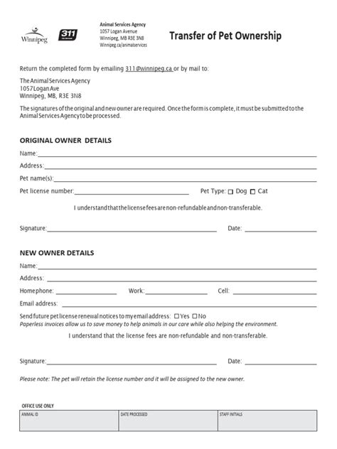 Image result for Transfer Ownership Electronic Form