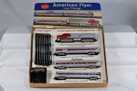 American Flyer S Gauge 20620 "the Chief" Santa Fe Passenger Set With ...