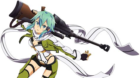 Sword Art Online Sinon Asada Shino UHD 4K Wallpaper | Pixelz