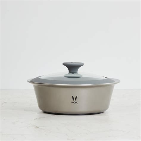 Buy VAYA Hautecase Solid Casserole with Glass Lid - 1500 ml from Vaya ...