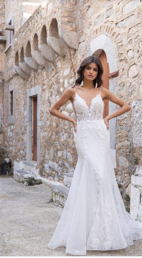 Bling bling mermaid wedding dress with detachable train berta bridal liz martinez galia lahav ...