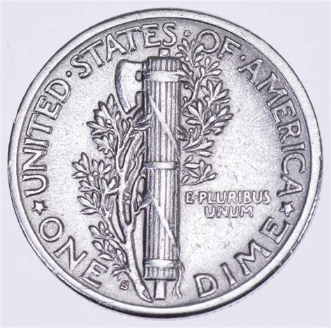 Razor Sharp 1945-S Mercury Liberty Dime - 90% Silver - Stunning in High ...